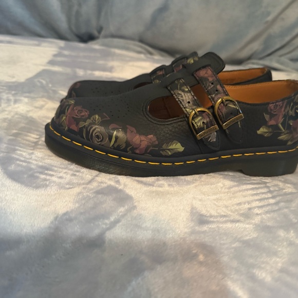 Dr. Martens Black Floral Mary Jane’s - Picture 2 of 5